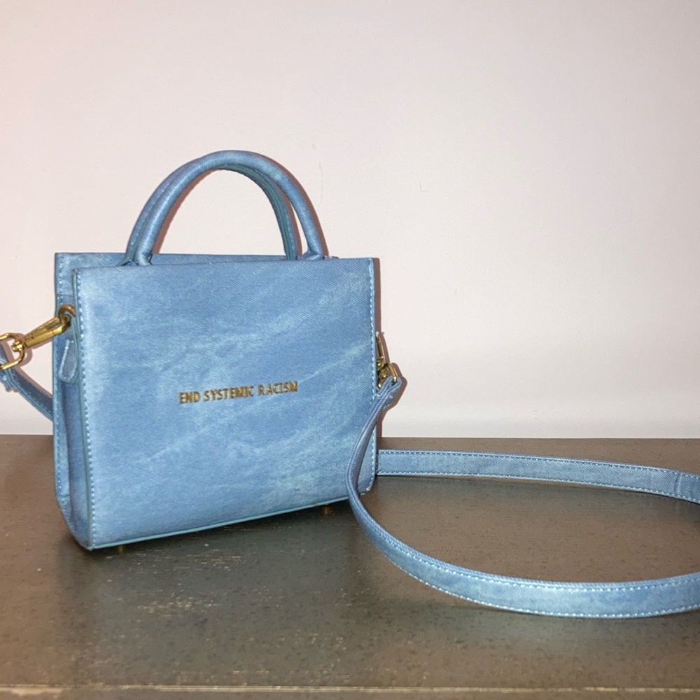 BRANDON BLACKWOOD DENIM PURSE